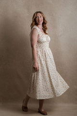 Seaview Dress - Cream Floral