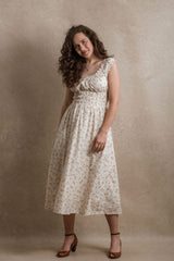 Seaview Dress - Cream Floral