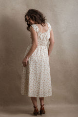 Seaview Dress - Cream Floral