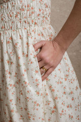 Seaview Dress - Cream Floral