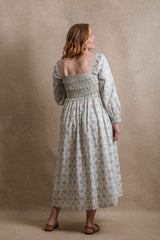 Milan Dress - Blue Floral