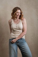 Avalon Tank - Cream