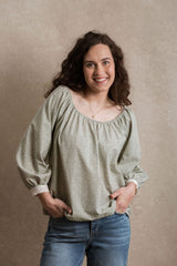Danbury Blouse - Sage Floral