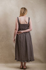 Windsor Dress - Navy Gingham