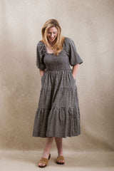 Vermont Dress - Navy Gingham
