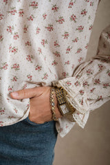 Pendleton Blouse - Rose Floral