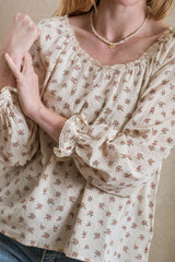 Pendleton Blouse - Rose Floral