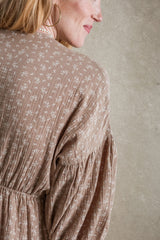 Port Augusta Dress - Brown Floral