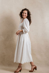 Etta Dress - White