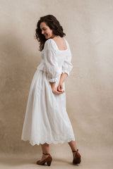 Etta Dress - White