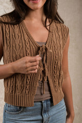 Ivy Vest - Light Brown