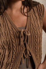 Ivy Vest - Light Brown
