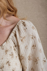 Gentry Dress - Cream Floral