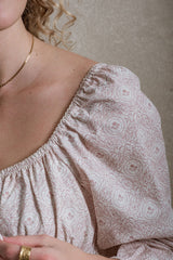 Belle Meade Dress - Mauve Floral