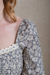 Dublin Dress - Blue Floral