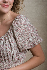 Spring Hill Dress - Rose Floral