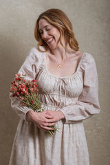 Belle Meade Dress - Mauve Floral