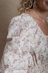 Chapel Hill Dress - Cream Floral