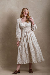 Chapel Hill Dress - Cream Floral