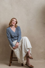 Gold Coast Cardigan - Dusty Blue