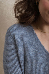 Gold Coast Cardigan - Dusty Blue