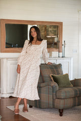 Chapel Hill Dress - Cream Floral