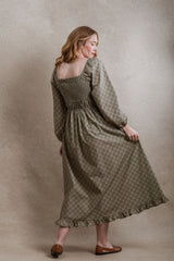 Bellevue Dress - Sage Floral