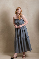 Everly Dress - Blue Gingham