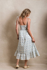 Del Ray Dress - Blue Floral