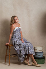 Carolina Dress - Violet Floral