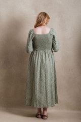 Gentry Dress - Sage Floral