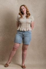 Asa Shorts - Light Wash