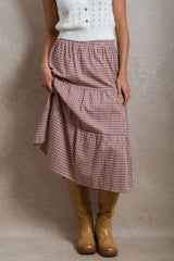 Olinda Skirt - Vintage Gingham