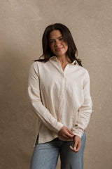 Perth Button Down - Beige