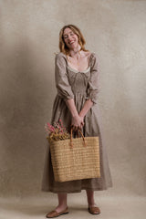Dublin Dress - Taupe Floral