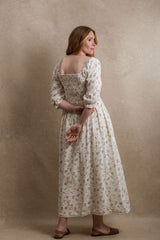 Loveland Dress - Cream Floral