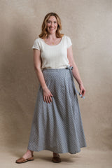 Spokane Skirt - Blue Floral