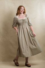 Dublin Dress - Green Gingham