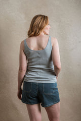 Henley Tank - Blue