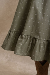 Spring Hill Dress - Sage Floral