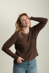 Ivy Sweater - Chocolate