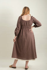 Tuscany Long Sleeve - Burgundy Plaid