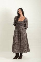 Daytona Dress - Dark Floral