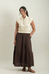 Santa Monica Skirt - Chocolate