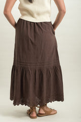 Santa Monica Skirt - Chocolate