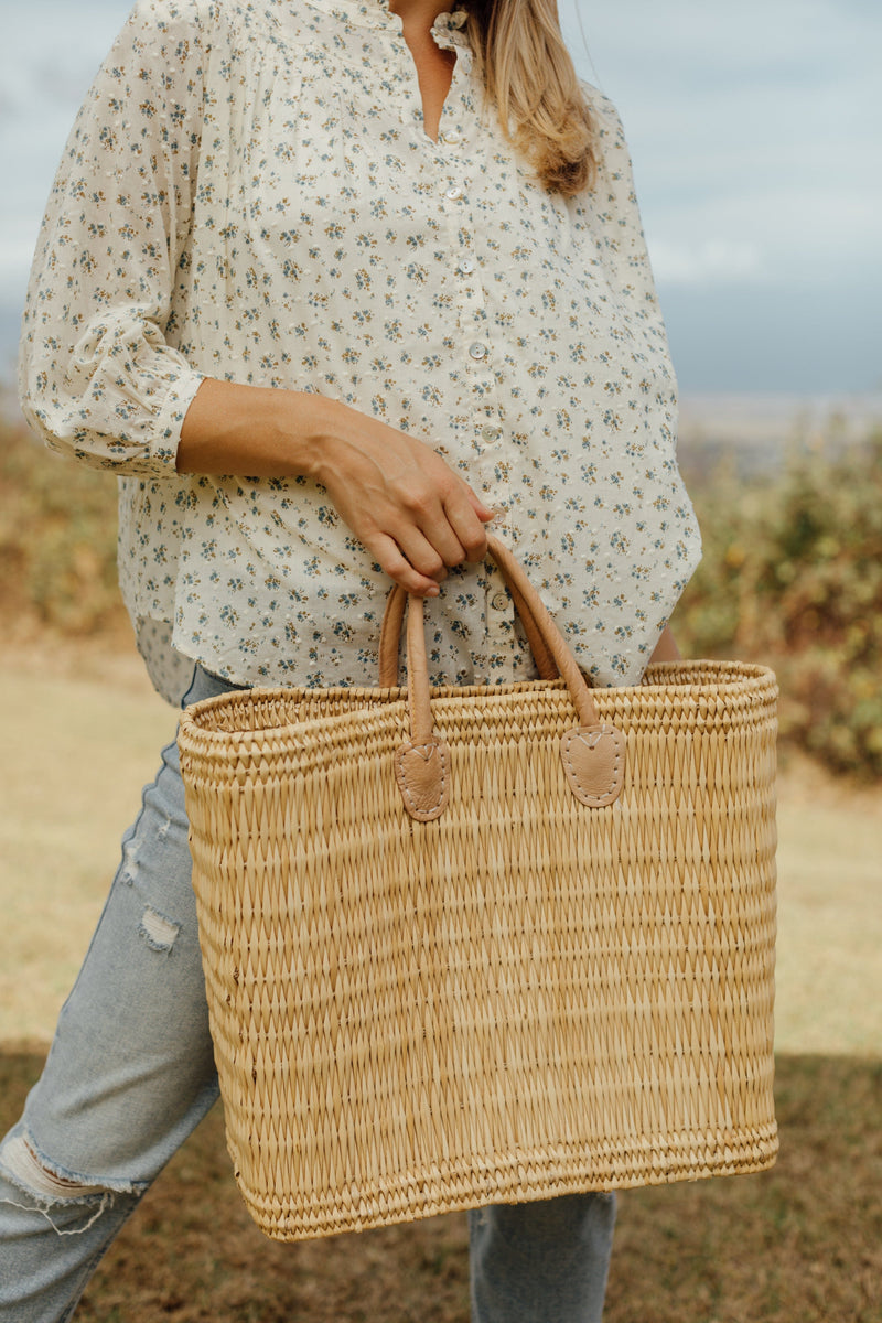 Tall Market Tote