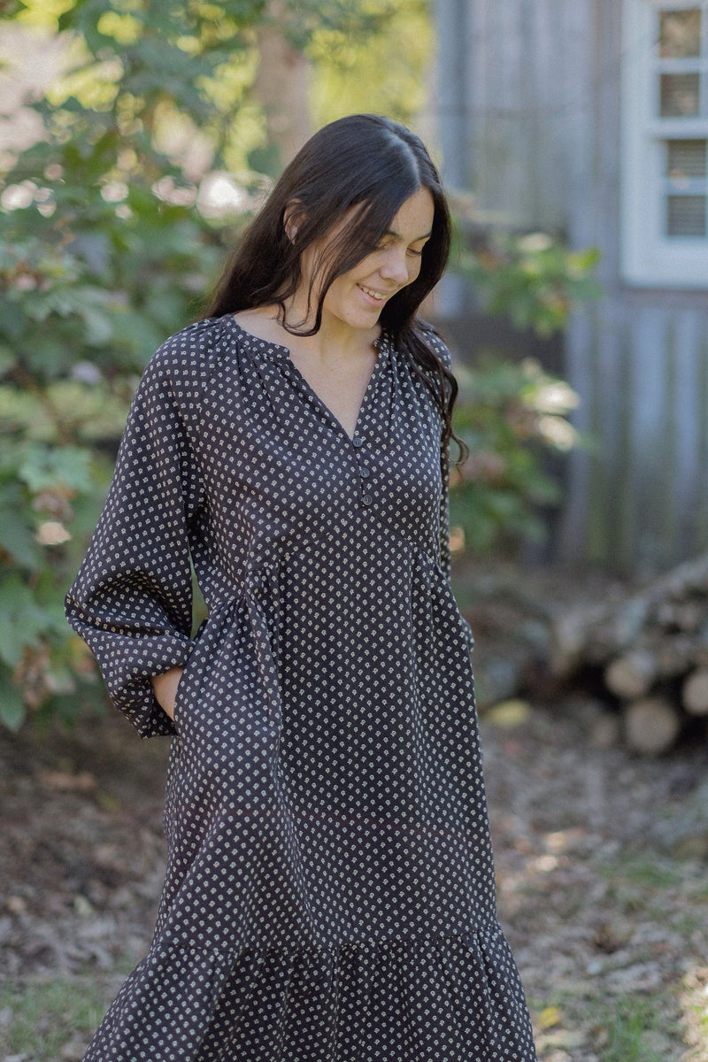 Ladies Dresses George Polka Dot Dress White/Black Polka Dot