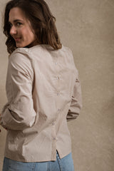Evanston Blouse - Greige
