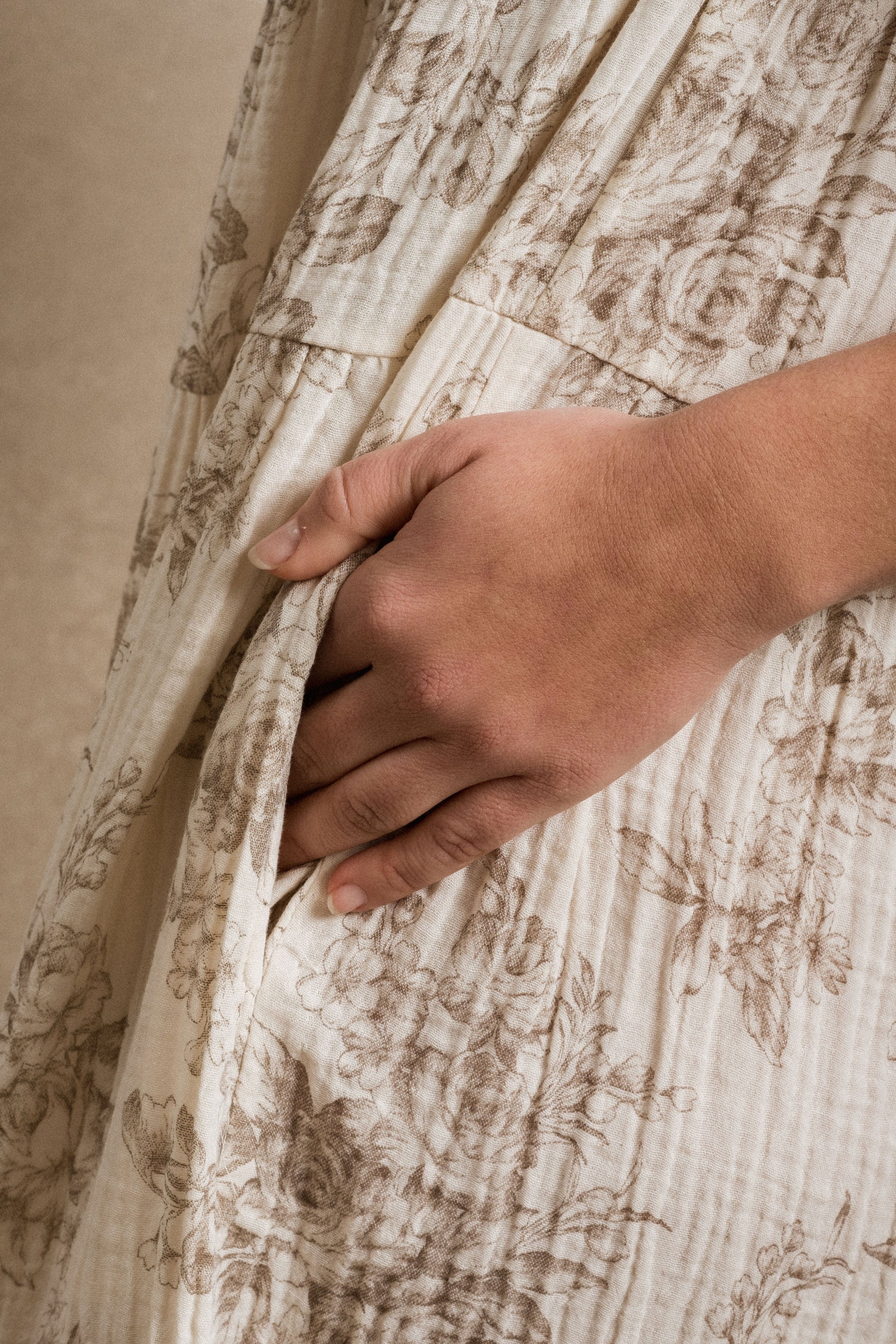 Harmony Dress - Cream Floral – Neuflora