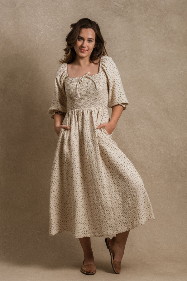 Alivia Dress - Quilted Floral